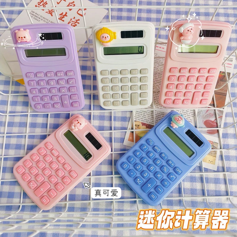 Calculator Creative Cute Cartoon Student Office Cultural Supplies High Color Value Mini Portable Computer - Image 3